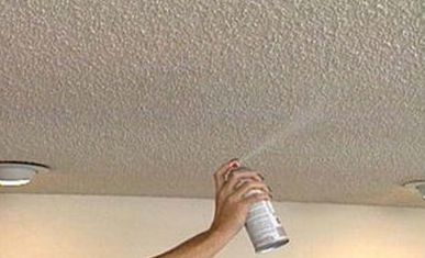 Как легко убрать пятна на потолке