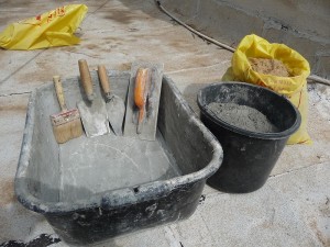 Как правильно развести цемент