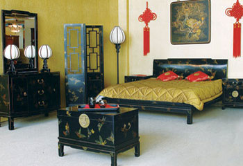 Китайский стиль кроватей