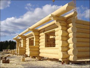 Стройка деревянных домов